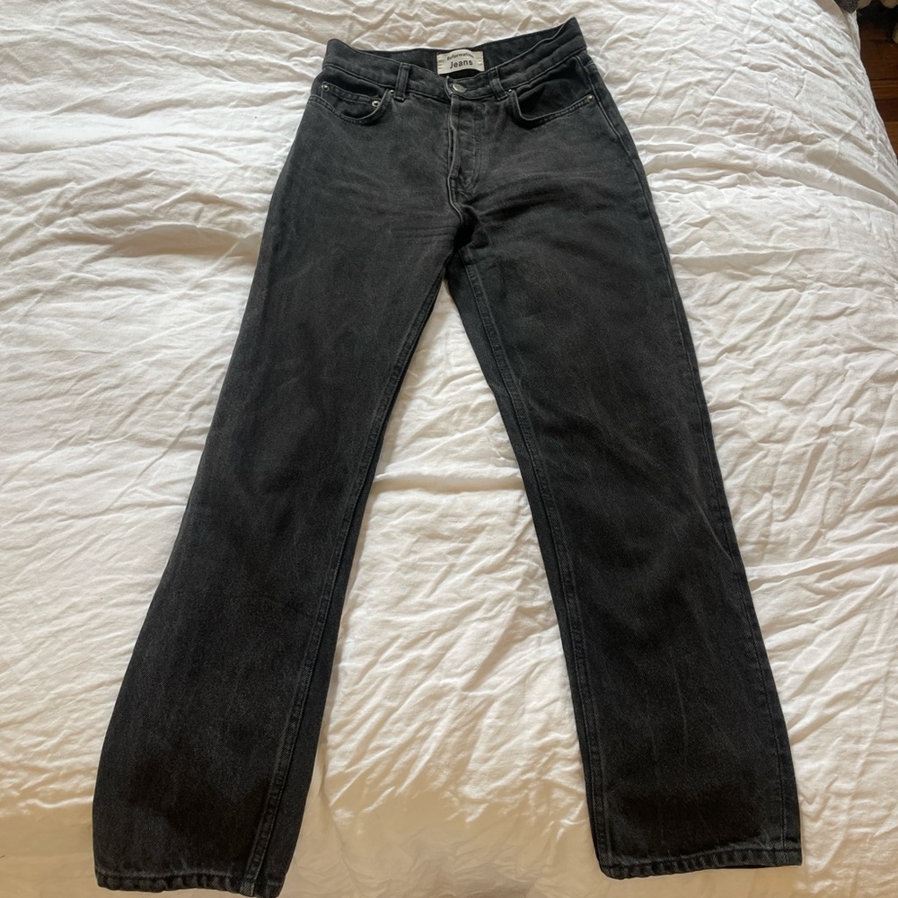 Reformation Women's Black Bootcut Jeans